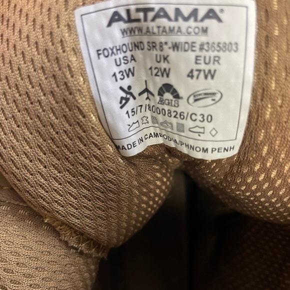 Altama Foxhound SR 8 Sz 13W main image 4